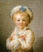 Jean Honore Fragonard A Boy as Pierrot oil painting artist